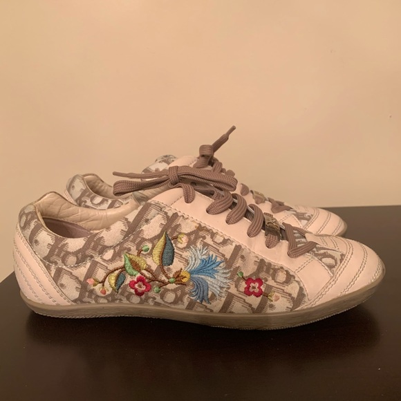 dior floral shoes